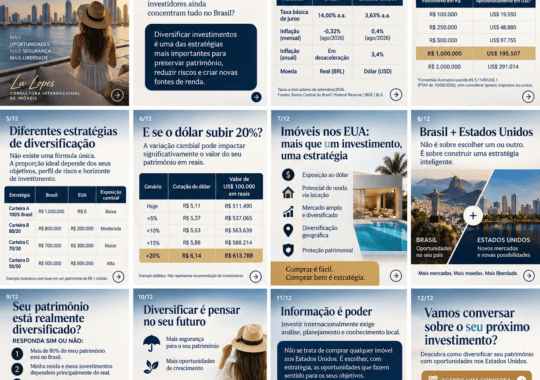 Imagem do post Diversificar é Proteger: Por Que Investidores Brasileiros Estão Olhando Cada Vez Mais para os Estados Unidos
